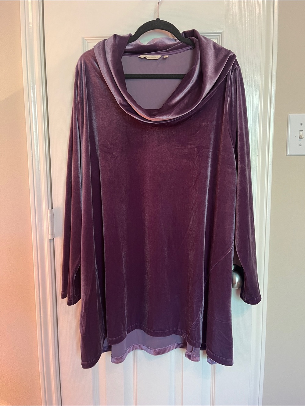Soft Surroundings Velvet Tunic - Picture 2 of 9